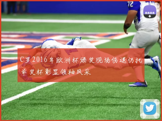 C罗2016年欧洲杯颁奖现场伤退仍托举奖杯彰显领袖风采