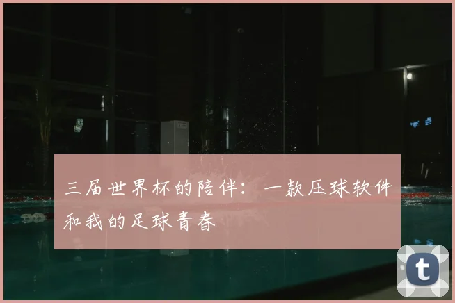 三届世界杯的陪伴：一款压球软件和我的足球青春